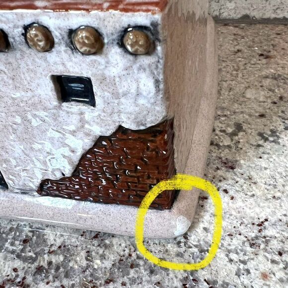 Cactus Adobe House Southwest Desert Cookie Jar Vintage 1990’s 8” X 5” READ - Picture 11 of 12